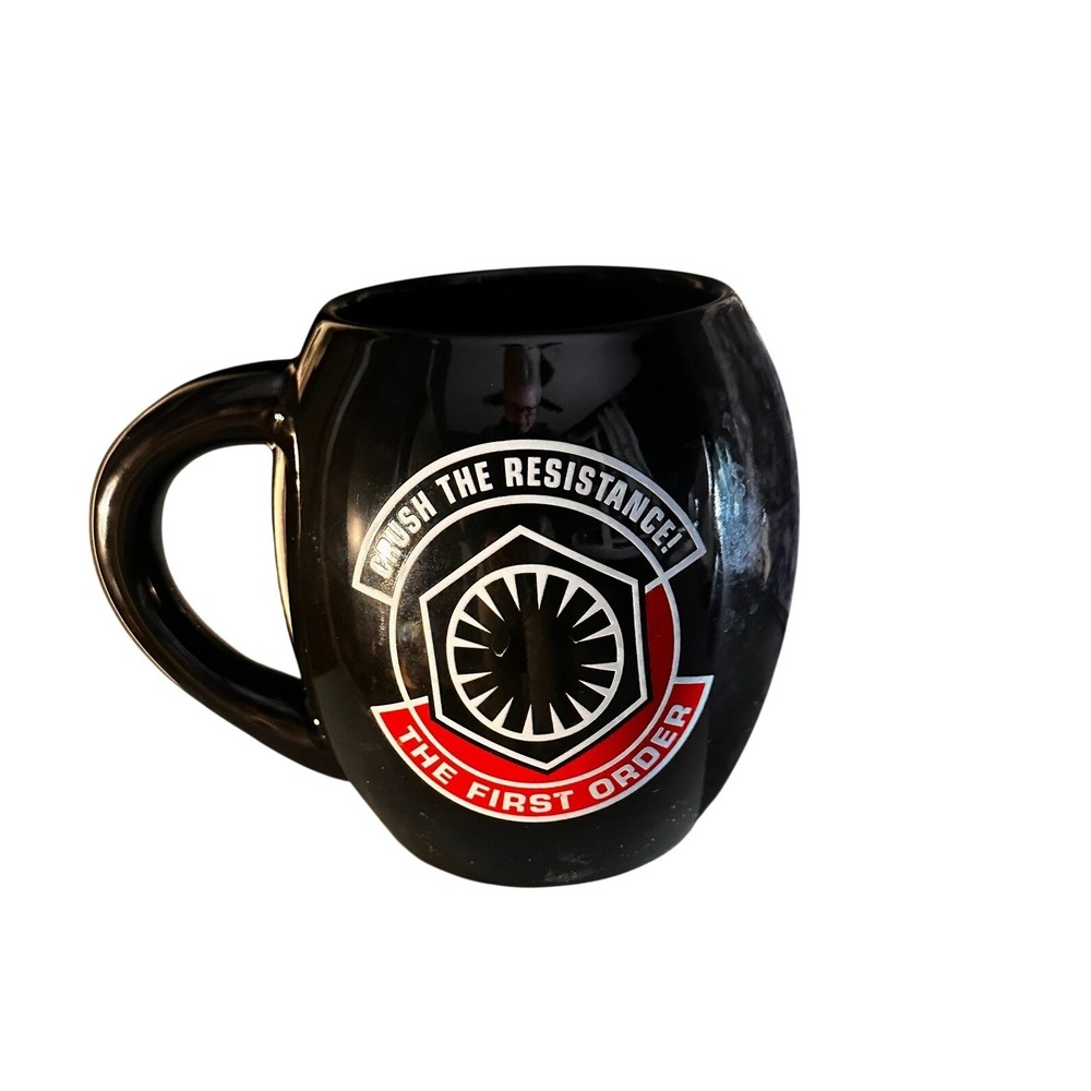 Star Wars The First Order Kylo Ren Mug Rule The Galaxy "Crush The Resistance" Bk
